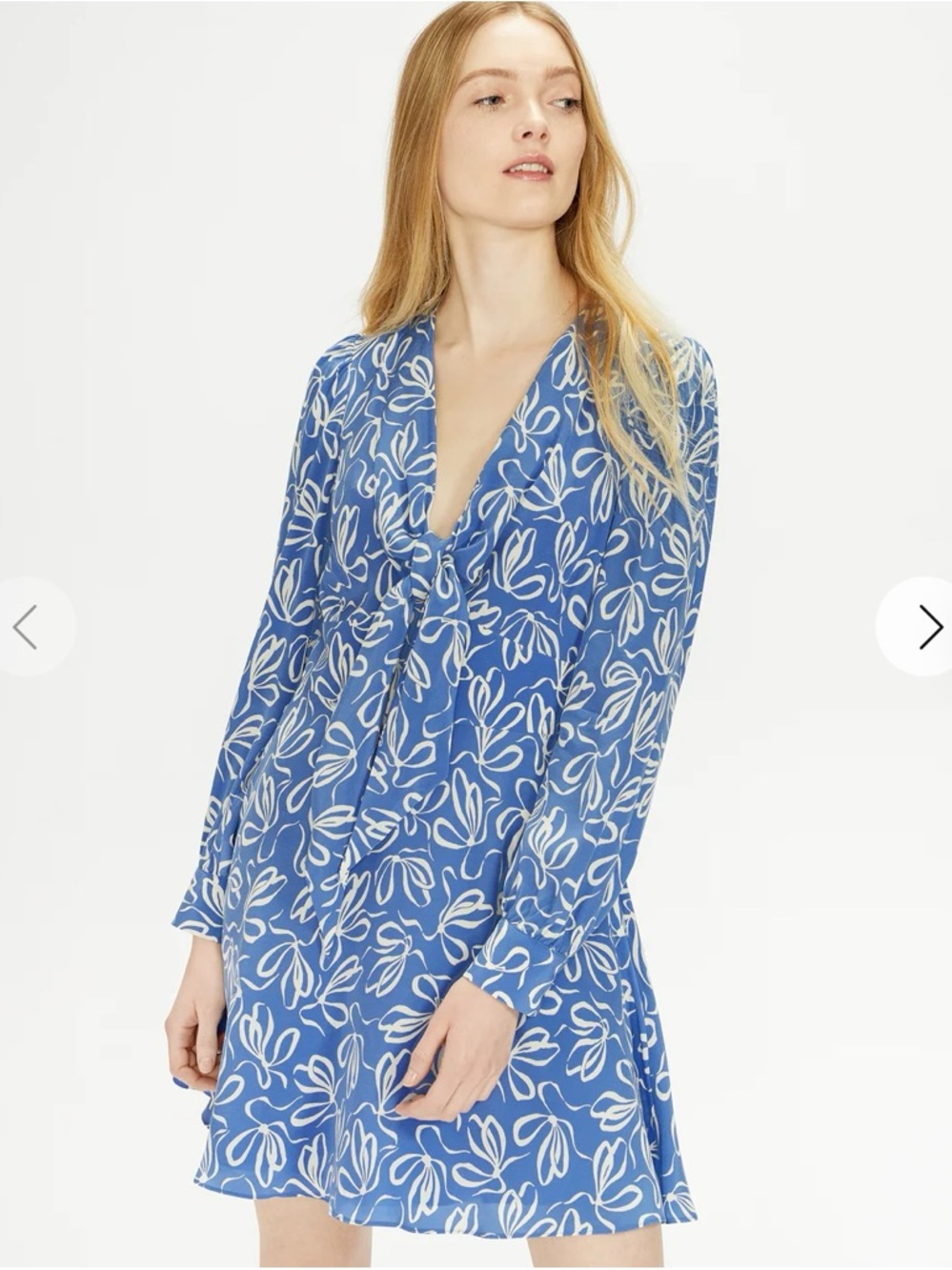 Ted Baker Blue and White Floral Dress